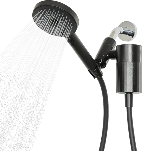 Miniatura 14 de Sproos - Cabezal de ducha de mano, sistema de filtración de alto rendimiento para cabello y piel más saludables, manguera extra larga de 70 Moonlight