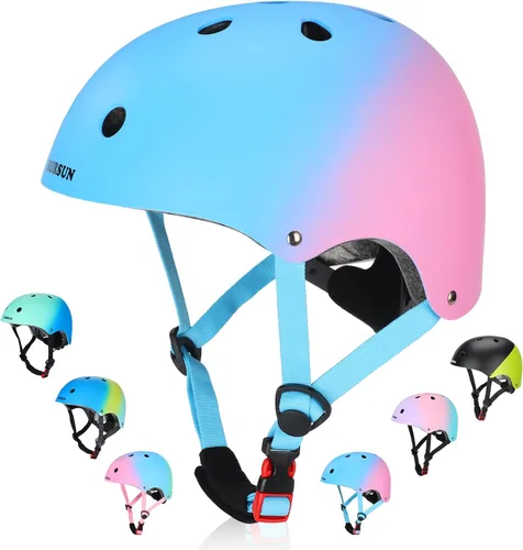Miniatura 9 de Kids Helmet Toddler Bike Helmets for Ages 2-3-5-8-14 Years Kids Girls Boys Youth, Adjustable Multi-Sport Helmet for Skateboard Cycling Scooter Azul