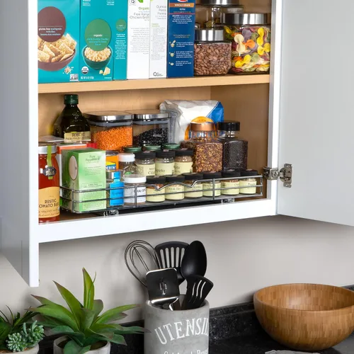 Miniatura 9 de Organizador extraíble para gabinete para especias, latas - Resistente con garantía limitada de por vida - Organizador de especias extraíble