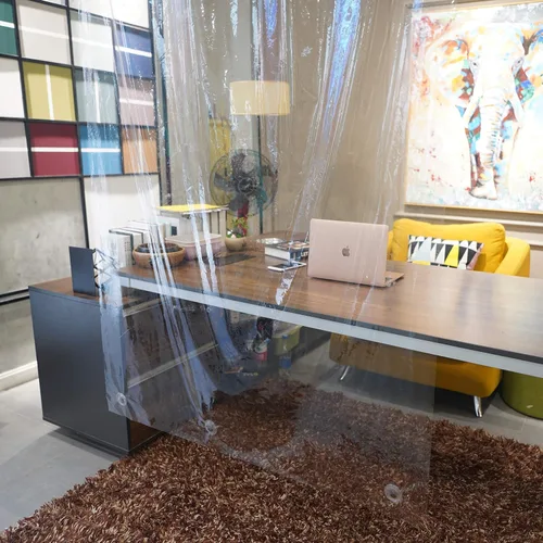 Miniatura 7 de AooHome Cortina de ducha corta transparente de 72 pulgadas de ancho x 60 pulgadas de alto, cortina de división de plástico PEVA con ganchos, ojales