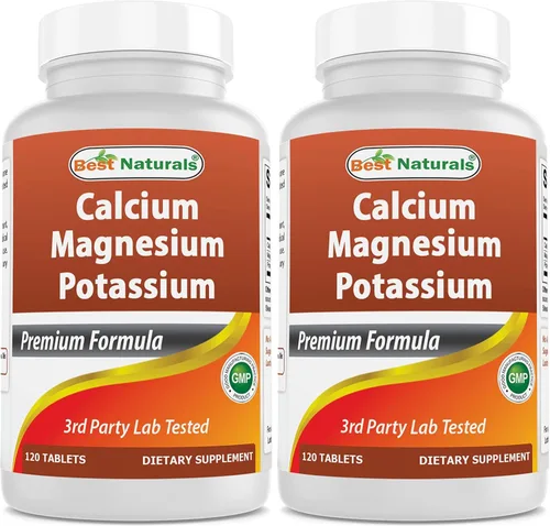 Miniatura 8 de Best Naturals Calcio Magnesio Potasio - 120 Tabletas - Sin OMG y sin gluten
