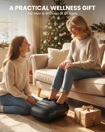 Miniatura 8 de CILI Masajeador de Pies Shiatsu Elegible para FSA HSA, Máquina Masajeadora Eléctrica de Pies con Calor para Fascitis Plantar, Amasado Vibración