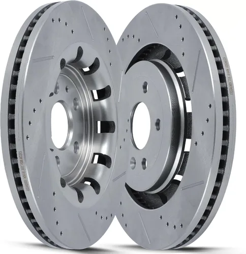 Miniatura 19 de SCITOO Rear Brake Rotors For Honda For CR-V 2002-2004 Drilled & Slotted Disc Brakes Rotors Replacement:31304