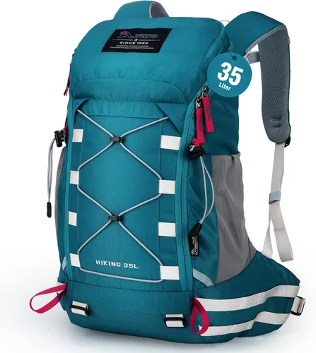 MOUNTAINTOP - Mochila de senderismo de 35L, mochila de viaje ligera, mochila de día para hombres y mujeres de camping al aire libre