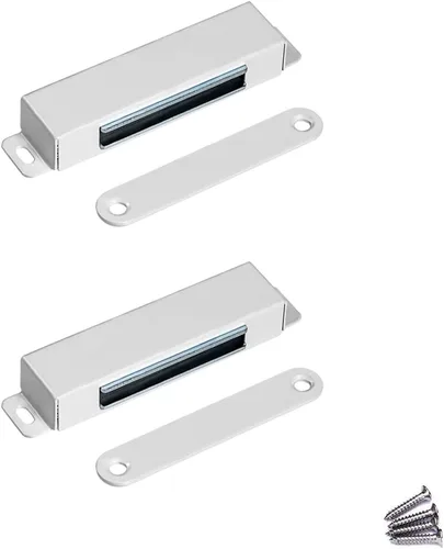Miniatura 10 de WOOCH Pestillo magnético para puerta, 50 libras, de acero inoxidable de alta resistencia para cocina, baño, armario, armario, armario, puerta, cajón