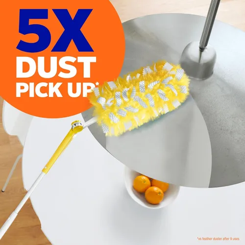 Miniatura 4 de Swiffer Plumero de Alta Resistencia Kit de inicio con mango extensible de 3 pies y 3 recambios