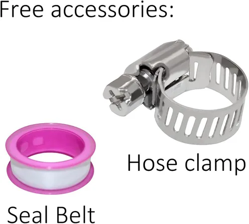 Miniatura 5 de Beduan Kit de ensamblaje de drenaje de tanque extendido con empuje de codo NPT de 1/4 "para conectar el accesorio Tubo de nailon de 20 pulgadas