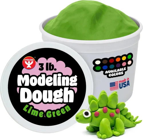 Miniatura 44 de Hygloss Play - Masa de modelado para niños, masa sensorial segura y no tóxica para artes y manualidades, bañera de 3 libras, arcilla de juego