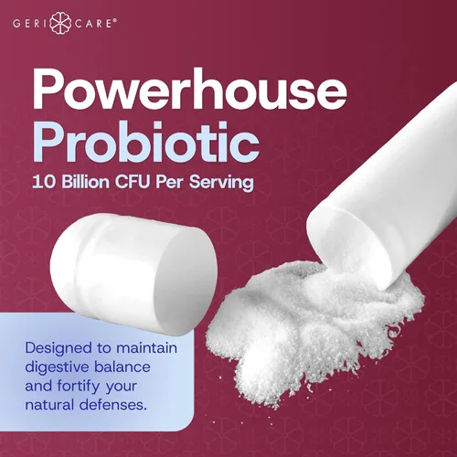 Miniatura 6 de GeriCare Suplemento probiótico y de salud digestiva definitiva, reparación intestinal completa, en comparación con la fórmula probiótica Florastor.