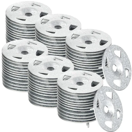 Miniatura 7 de Arandelas para la instalación de paneles de placas de espuma de 1-1/8 pulgadas de acero galvanizado para fijación y montaje (80 piezas)