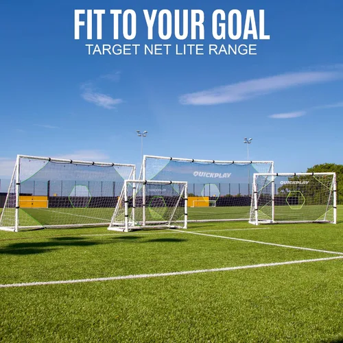 Miniatura 9 de QUICKPLAY Target Net Lite con 5 zonas de objetivo Practica disparos y precisión de pases Marco de portería de fútbol no incluido