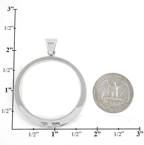 Miniatura 4 de Arete de plata esterlina 925 con gema turquesa (24 pulgadas de longitud)