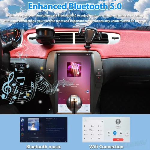 Miniatura 6 de XUENAV Pantalla táctil coche Radio para Chevrolet Camaro 2010 2011 2012 2013 2014 2015 reemplazo coche estéreo actualización GPS navegación