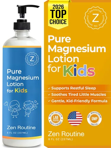 Miniatura 11 de Zen Routine Spray de aceite de magnesio puro + loción corporal con manteca de karité, cloruro de magnesio tópico para calambres en las piernas