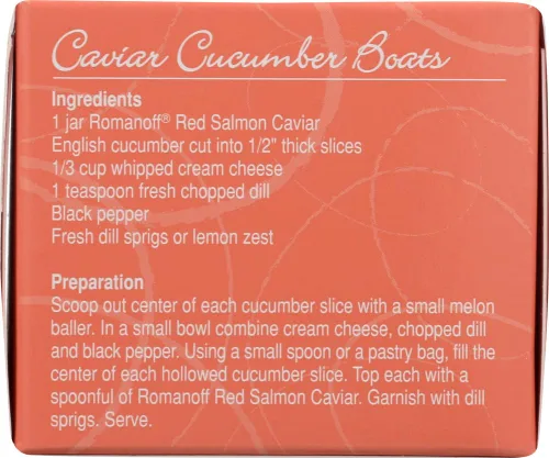 Miniatura 3 de Romanoff Caviar Red Salmon, tarros de 2 onzas (paquete de 2)