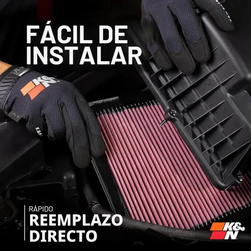 Miniatura 8 de K&N - Filtro de aire para motor: Filtro de repuesto de alto rendimiento, premium, lavable Compatible con Honda/Acura V6 2016-2019