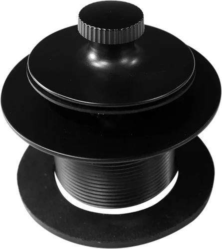 Miniatura 5 de Westbrass D941K-62 - Tapacubería de drenaje de bañera de rosca fina de 1-3/8 pulgadas con placa frontal de desbordamiento de un agujero, 1 paquete