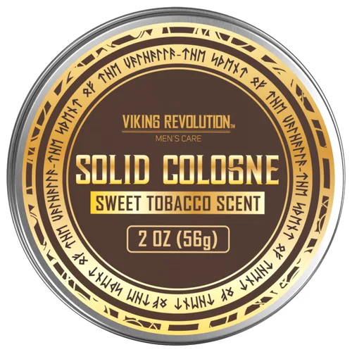 Viking Revolution Sweet Tobacco - Colonia sólida para hombres, perfume de bálsamo de 2 onzas, cera de viaje (paquete de 1)