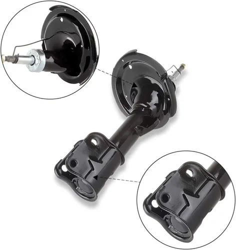 Miniatura 2 de ECCPP - Juego de amortiguadores delanteros para Hyundai compatible con 2007 2008 2009 para Hyundai Santa Fe 334506 334507 72299 72300 amortiguadores