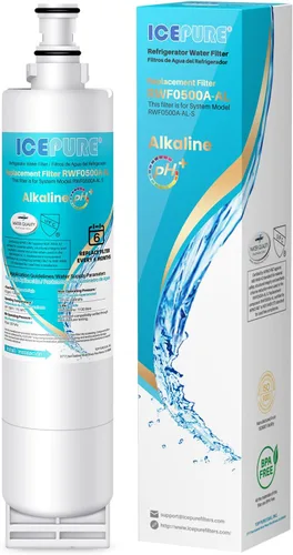 ICEPURE Alkaline 4396508 Filtro de agua para refrigerador de reemplazo para EDR5RXD1, EveryDrop Filtro 5, Whirlpool 4396510, 4392857, 4396547, 9085,