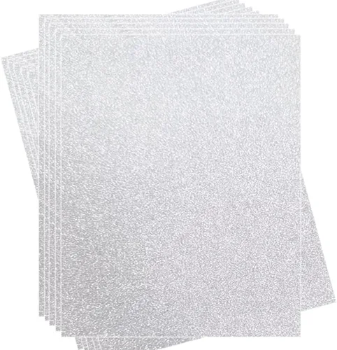 Miniatura 8 de 20 hojas de cartulina de papel grueso con purpurina en blanco para cumpleaños, suministros de fiesta de boda, tarjetas de invitación, 8.5 x 11 Azul