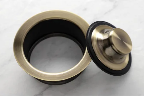 Miniatura 3 de Kingston Brass BS3003 Hecho a juego con brida de eliminación de basura, latón antiguo