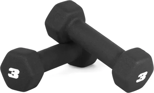Miniatura 10 de CAP Barbell Neoprene Dumbbell Weights Pairs & Sets Black