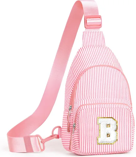 Miniatura 50 de YOOLIFE Regalos de Navidad para niñas adolescentes Bolso cruzado inicial con bandolera Bolso cruzado monograma para regalos de cumpleaños para niñas