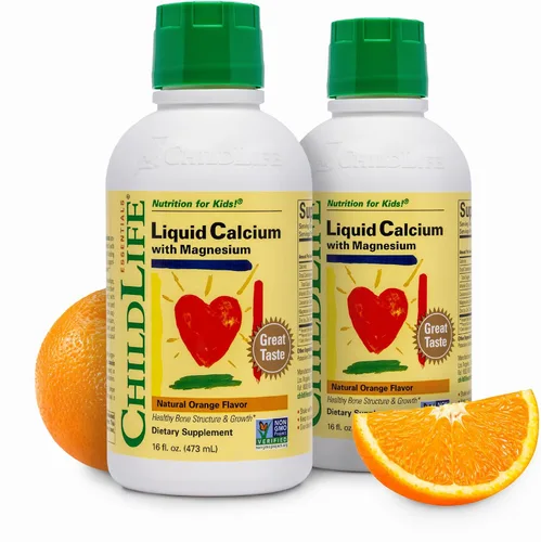 Miniatura 9 de Calcio/Magnesio líquido de Child Life, sabor natural a naranja, botella de plástico de 16 fl -, LCM2, 16 onza, Default, 1, 1