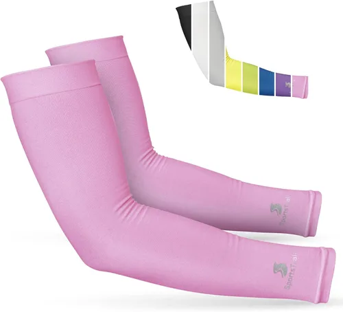 Miniatura 15 de SportsTrail Mangas Refrescantes para Brazos para Hombres y Mujeres – Transpirables, Protección Solar UV, Mangas Deportivas para Brazos para Mujeres
