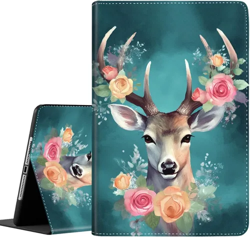 Miniatura 23 de Funda para 9.7 pulgadas 2017 2018/iPad air/iPad Air 2, apagado automático/encendido multiángulo de visión delgada folio caso de la cubierta