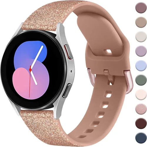 Miniatura 13 de AK para Samsung Galaxy Watch 5 Banda 40mm 44mm/Galaxy Watch 5 Pro Bandas 45mm, Correa Deportiva Suave de 20mm para Galaxy Watch 5