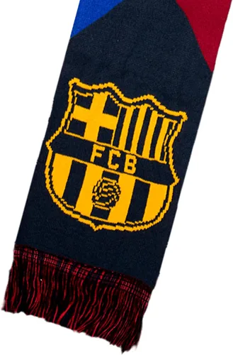 Miniatura 4 de Icon Sports Bufanda de fútbol con licencia oficial del FC Barcelona, unisex para adultos