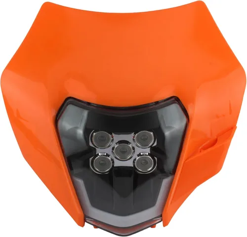 Miniatura 9 de Faro delantero LED para Dirt Bike, kit de lámpara de cabeza universal para motocicletas compatible con Motocross, Pit Bike, Enduro, ATV, Supermoto