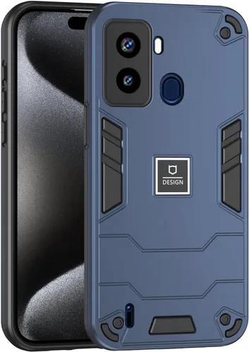 Miniatura 246 de Funda compatible con Huawei Y9 Prime (2019), compatible con Huawei Y9 Prime (2019) 4G STK-L21 2 en 1 [PC duro + TPU], funda de teléfono azul