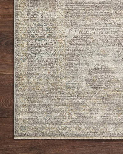 Miniatura 6 de Loloi Magnolia Home de Joanna Gaines Millie Collection MIE-05 Piedra/Natural 2 pies y 7 pulgadas x 12 pies, 0.25 pulgadas de altura de la pila