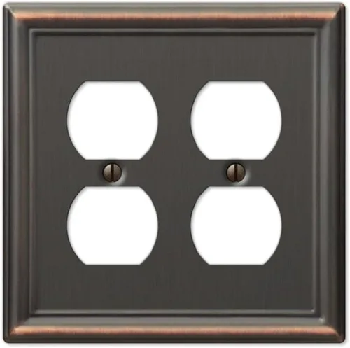 Miniatura 11 de Amerelle 149R4DB - Placa de pared Chelsea, 4 interruptores de palanca, acero, bronce envejecido, paquete de 1