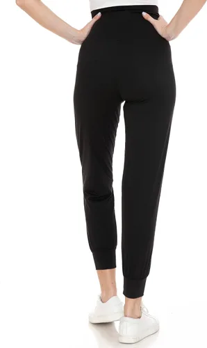 Miniatura 3 de Leggings Depot Pantalones de maternidad para mujer, sobre el vientre, pantalones deportivos casuales para descansar
