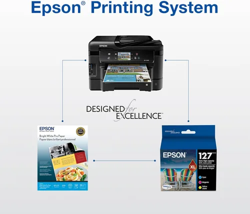 Miniatura 5 de EPSON 127 DURABrite Ultra Tinta Negra Cartucho para NX-530, NX-625, WF-3520, WF-3530, WF-3540, WF-545, WF-60, WF-630, WF-633, WF-635, WF-645