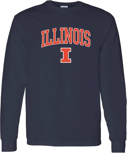 Miniatura 98 de NCAA oficial de College – University Team Color Arco Logo Manga Larga