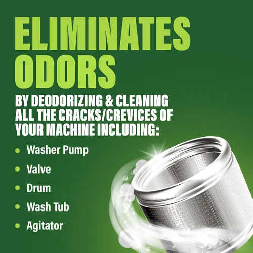 Miniatura 2 de Green Gobbler Premium - Limpiador y desodorizante para lavadora en tabletas con tecnología de limpieza de tuberías, desagües y mangueras Para