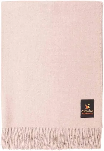 Miniatura 2 de Manta ligera 100% de lana de alpaca para bebé, diseño de color sólido, manta de lana de alpaca para bebé, cama, sofá, suave y cálido, Perú, 72 x 52