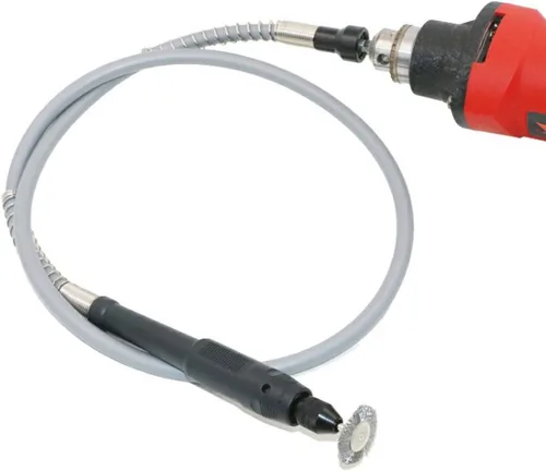 Miniatura 2 de Accesorio adaptador de eje flexible de 1/8 pies (0.125 in), portabrocas de cable de extensión de taladro flexible y herramienta de amoladora