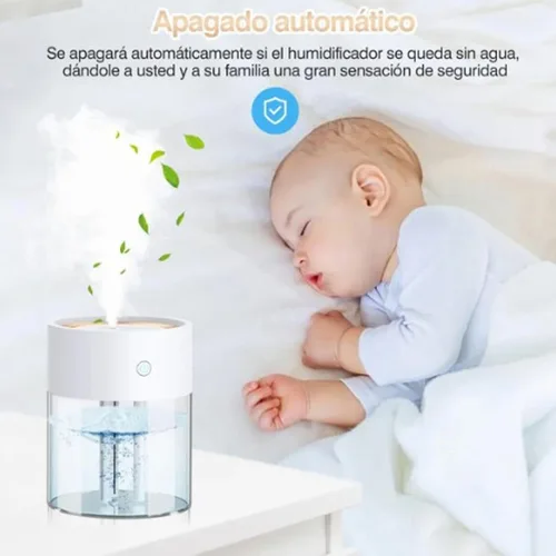 Miniatura 7 de Humidificadores para dormitorio, habitación grande, 2 L, difusor de aceite de llenado superior de niebla fría para guardería y plantas