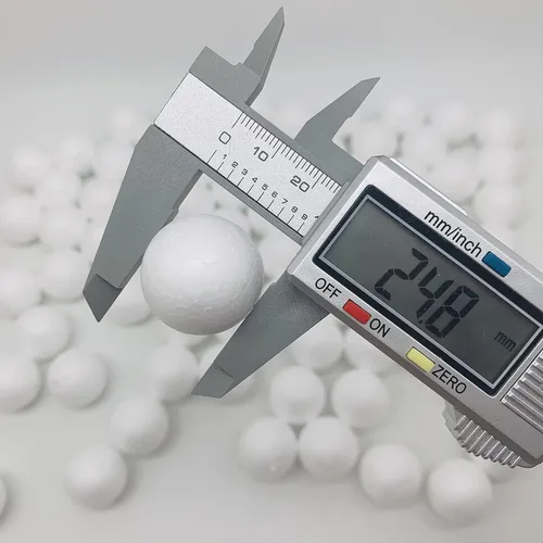 Miniatura 4 de Crafjie Paquete de 80 bolas de espuma para manualidades, 1 pulgada de diámetro, poliestireno para manualidades y manualidades, adornos, espuma
