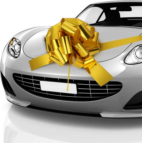 Zonon Lazo grande para automóvil Lazo gigante para automóvil con listón de 20 pies para envolver regalos grandes, casas nuevas, grandes regalos,