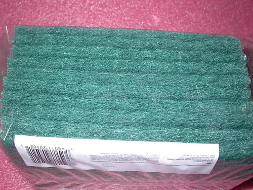 Miniatura 2 de 3M™ Scotch-Brite - Estropajos resistentes de 86 cc, 6 x 9 pulgadas, color verde, paquete de 10 almohadillas