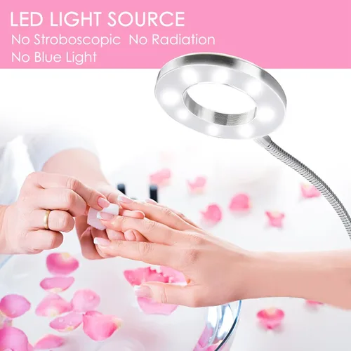 Miniatura 9 de Maquillaje, USB Maquillaje Tatuaje Lámpara LED, Lámparas de Belleza, Microblading Luz Belleza con Abrazadera LED Lámpara de Escritorio para Cejas