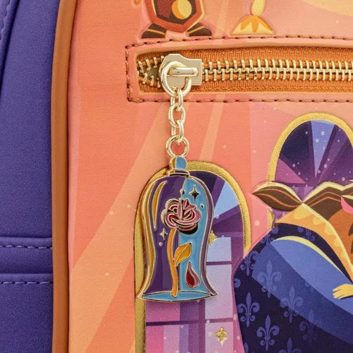 Miniatura 6 de Loungefly Disney Beauty and the Beast Ballroom Scene - Bolso de hombro con doble correa para mujer Multi