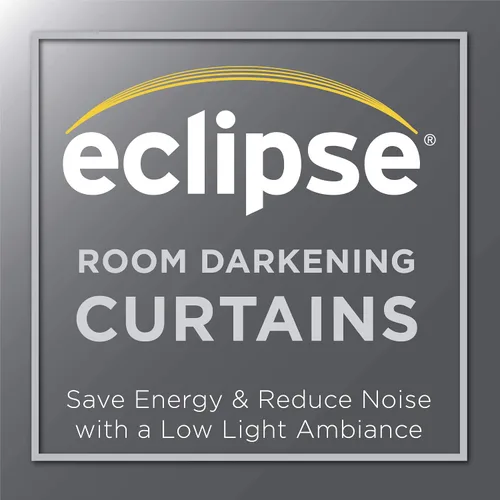 Miniatura 5 de Eclipse Cortina Sólida Thermapanel para Oscurecer la Habitación con Bolsillo para Barra, Cortina de Ventana para Dormitorio y Sala de Estar